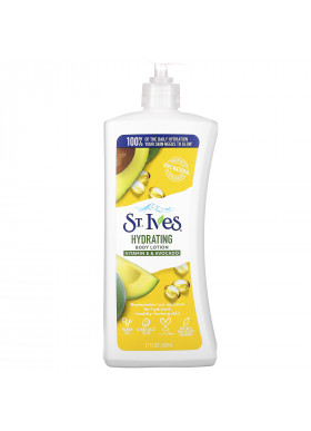 St. Ives, Hydrating Body Lotion, Vitamin E & Avocado, 21 fl oz (621 ml)