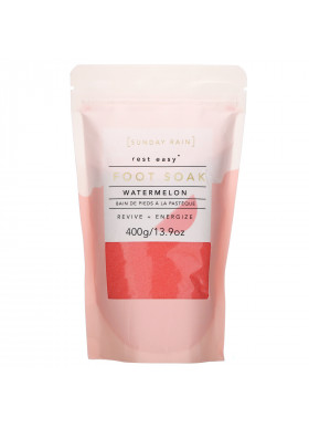 Sunday Rain, Rest Easy, Foot Soak, Watermelon, 13.9 oz (400 g)