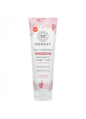 The Honest Company, Gently Nourishing Face + Body Lotion, Sweet Almond, 8.5 fl oz (250 ml)