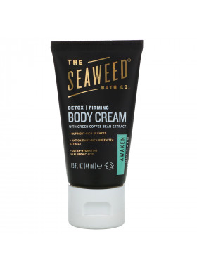 The Seaweed Bath Co., Awaken Firming Detox Body Cream, Rosemary & Mint, 1.5 fl oz (44 ml)