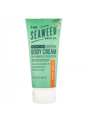 The Seaweed Bath Co., Hydrating Soothing Body Cream, Citrus Vanilla, 6 fl oz (177 ml)