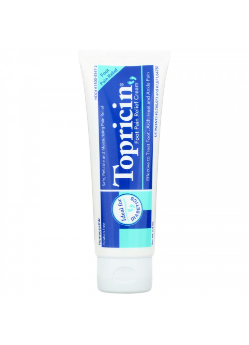 Topricin, Foot Pain Relief Cream, 2.0 oz