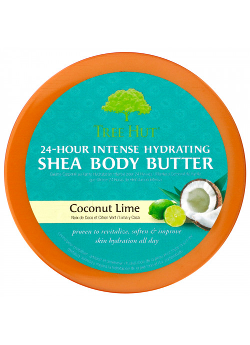 Tree Hut, 24 Hour Intense Hydrating Shea Body Butter, Coconut Lime, 7 oz (198 g)