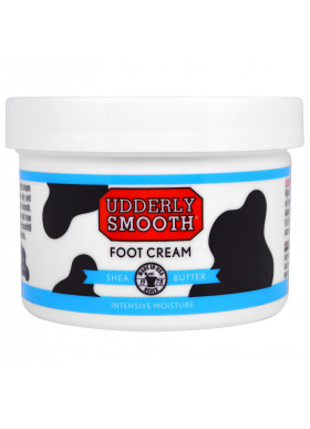 Udderly Smooth, Foot Cream, Shea Butter, 8 oz (227 g)
