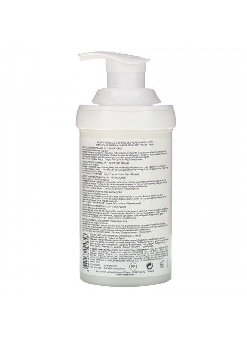 Uriage, Xemose, Lipid-Replenishing Anti-Irritation Cream, Fragrance-Free, 13.5 fl oz (400 ml)