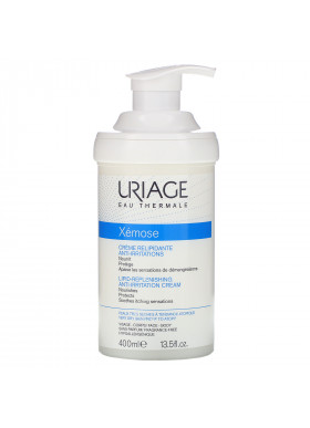 Uriage, Xemose, Lipid-Replenishing Anti-Irritation Cream, Fragrance-Free, 13.5 fl oz (400 ml)