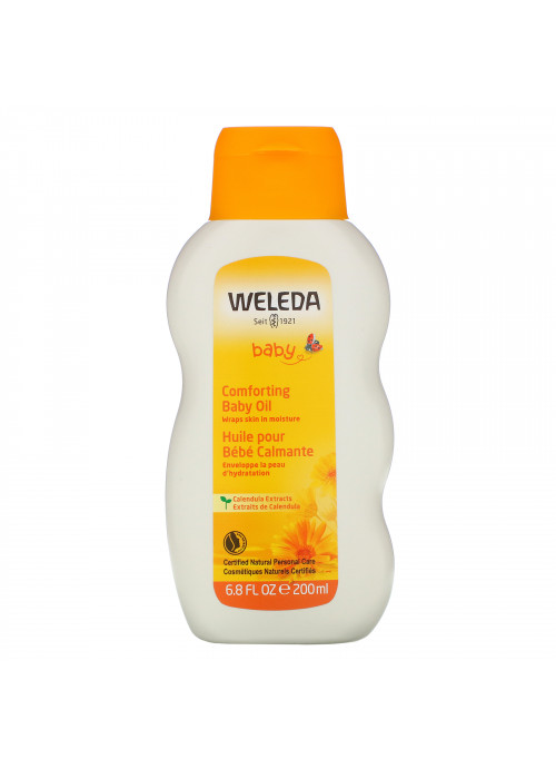 Weleda, Baby, Comforting Baby Oil, Calendula Extracts, 6.8 fl oz (200 ml)