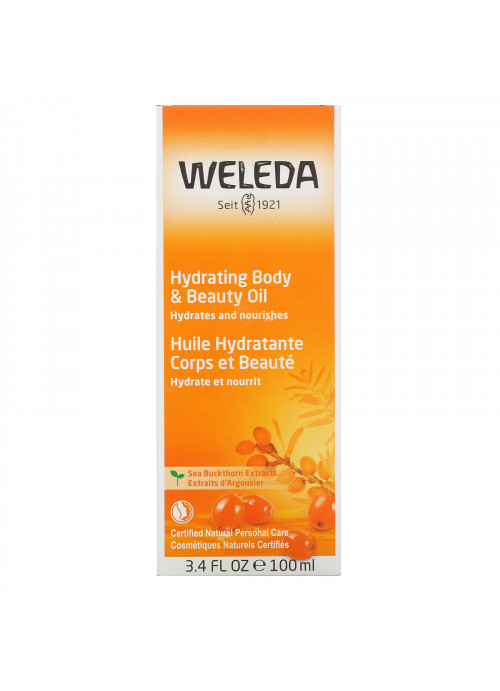Weleda, Hydrating Body & Beauty Oil, Sea Buckthorn Extracts, 3.4 fl oz (100 ml)