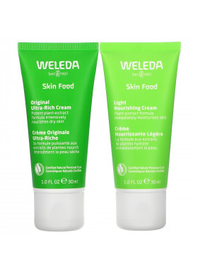 Weleda, Let It Glow, Skin Food Duo, 2 Piece Set, 1.0 fl oz (30 ml) Each