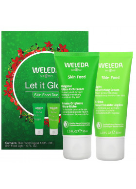 Weleda, Let It Glow, Skin Food Duo, 2 Piece Set, 1.0 fl oz (30 ml) Each