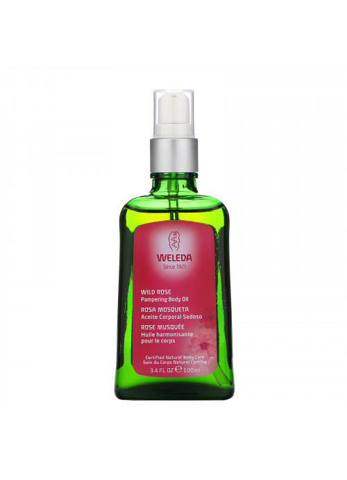 Weleda, Pampering Body & Beauty Oil, Wild Rose Extracts, 3.4 fl oz (100 ml)