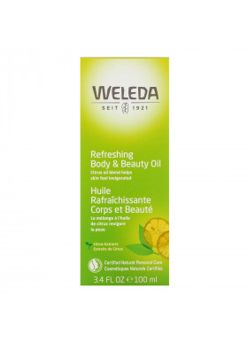Weleda, Refreshing Body & Beauty Oil, Citrus Extracts, 3.4 fl oz (100 ml)