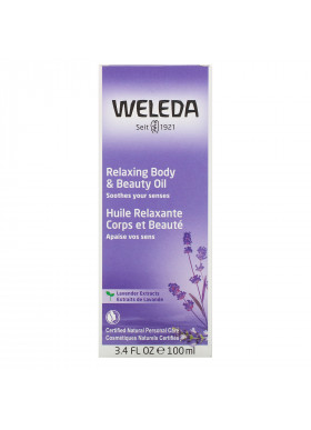 Weleda, Relaxing Body & Beauty Oil, Lavender Extracts, 3.4 fl oz (100 ml)