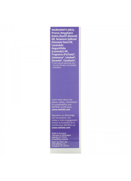 Weleda, Relaxing Body & Beauty Oil, Lavender Extracts, 3.4 fl oz (100 ml)