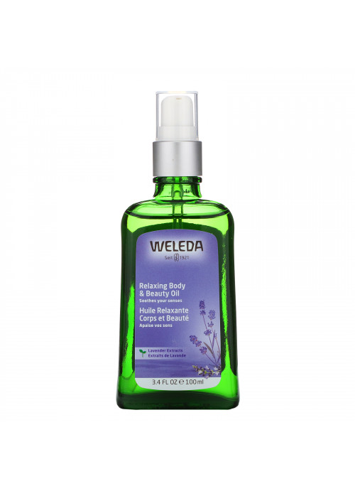 Weleda, Relaxing Body & Beauty Oil, Lavender Extracts, 3.4 fl oz (100 ml)