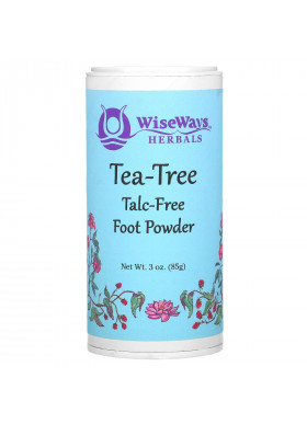 WiseWays Herbals, Tea-Tree Foot Powder, 3 oz (85 g)