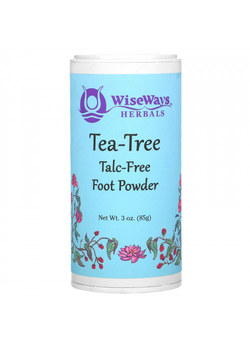 WiseWays Herbals, Tea-Tree Foot Powder, 3 oz (85 g)