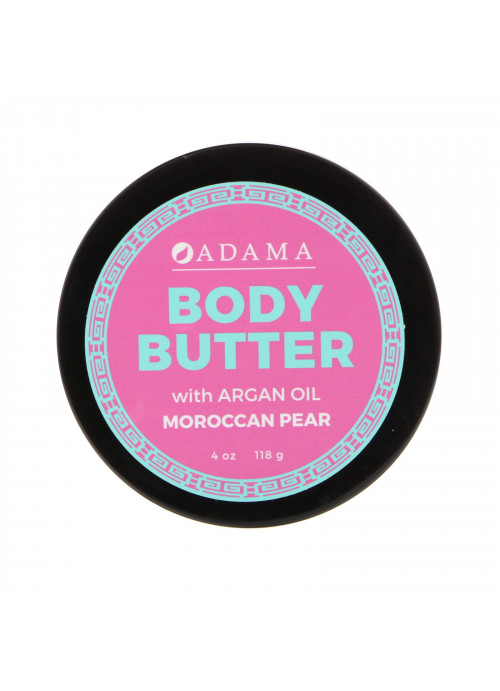 Zion Health, Adama, Body Butter with Argan Oil, Moroccan Pear, 4 oz (118 g)