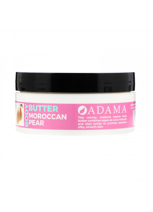 Zion Health, Adama, Body Butter with Argan Oil, Moroccan Pear, 4 oz (118 g)