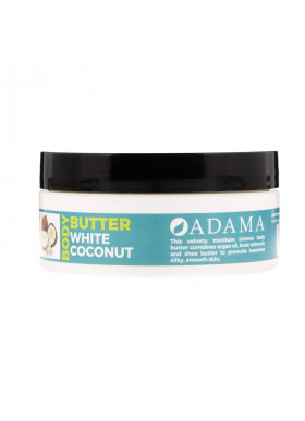 Zion Health, Adama, Body Butter with Argan Oil, White Coconut, 4 oz (118 g)