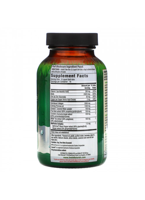 Irwin Naturals, Collagen-Pure, Deep Tissue, 80 Liquid Soft-Gels
