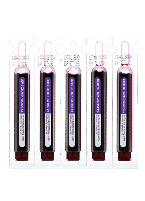 Irwin Naturals, Liquid Collagen + Hyaluronic Acid, Mixed Berry, 10 Liquid-Tubes, 10 ml Each