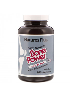 Nature's Plus, Bone Power with Boron, 180 Softgels