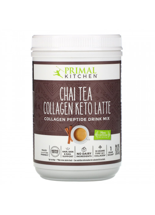Primal Kitchen, Collagen Keto Latte, Chai Tea, 8.55 oz (242.4 g)