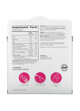 Vplab, Ultra Women's Beauty Collagen Liquid, Tropical Fruits, Strawberry & Kiwi , 4,000 mg, 10 Liquid Tubes