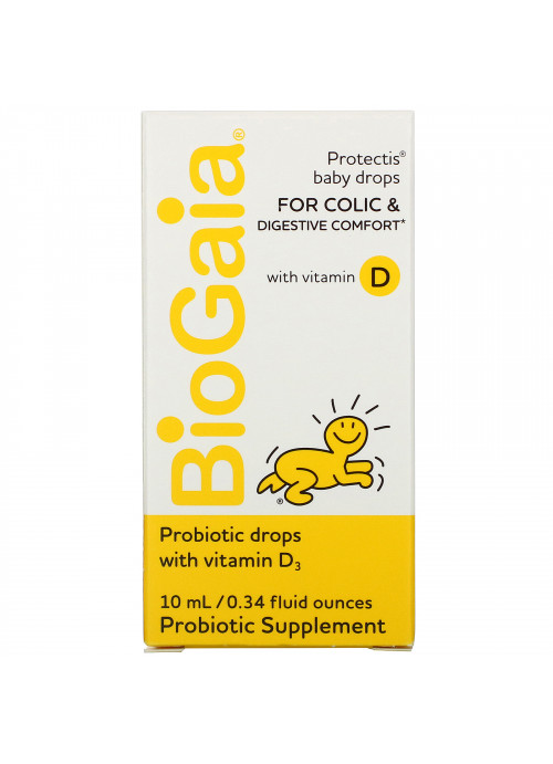 BioGaia, ProTectis, Baby Drops , For Colic & Digestive Comfort with Vitamin D, 0.34 fl oz (10 ml)