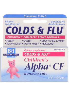 Boericke & Tafel, Children's Alpha CF, 100 Tablets