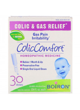 Boiron, ColicComfort, Colic & Gas Relief, 30 Doses, .034 fl oz Each