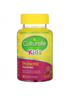 Culturelle, Kids, Probiotic Gummies, Berry Blast Flavor, 30 Once Daily Gummies