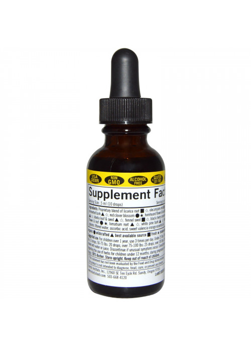 Eclectic Institute, Herbs For Kids, Herbal Cough Elixir, Black Cherry Flavored, 1 fl oz (30 ml)