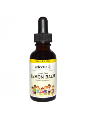 Eclectic Institute, Herbs For Kids, Lemon Balm, Lemon Flavor, 1 fl oz (30 ml)