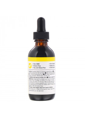 Eclectic Institute, Kids Herbs, Echinacea Premium Blend, Blackberry Flavor, 2 fl oz (60 ml)