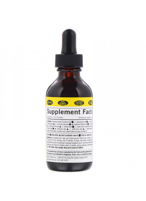 Eclectic Institute, Kids Herbs, Herbal Cough Elixir, Black Cherry Flavored, 2 fl oz (60 ml)
