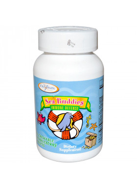 Enzymatic Therapy, Sea Buddies, Immune Defense, 60 Chewable Sparkleberry Tablets