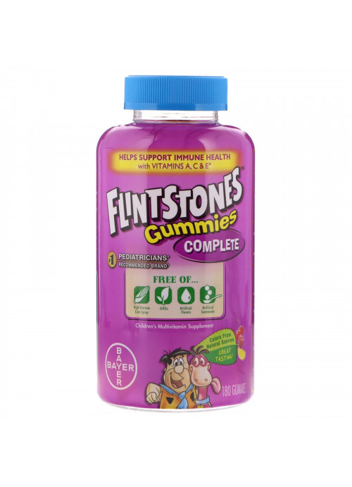 Flintstones, Complete, Children's Multivitamin, 180 Gummies