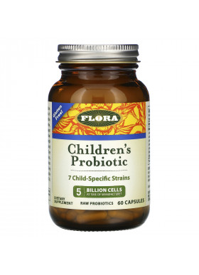 Flora, Children's Probiotic, 60 Capsules