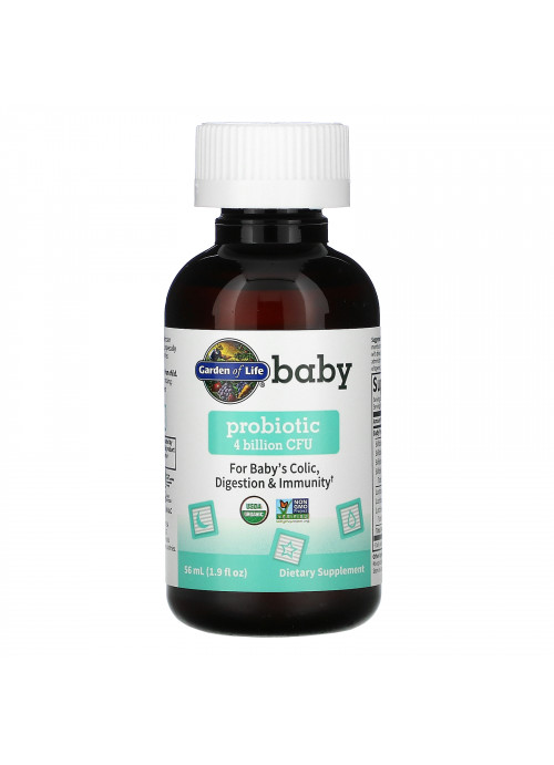 Garden of Life, Baby, Probiotic, 4 Billion CFU, 1.9 fl oz ( 56 ml)