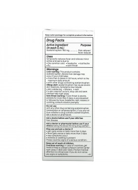 Genexa, Kid's Pain & Fever, Ages 2+, Organic Blueberries, 4 fl oz (118 ml)