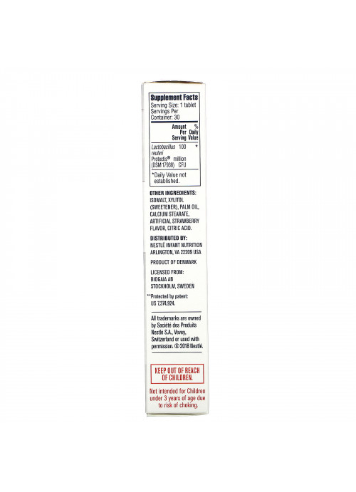 Gerber, Good Start, Grow, Kids Digestive & Immune Support Probiotic,   Ages 3+, Strawberry, 30 Chewable Tablets