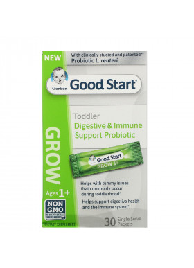 Gerber, Good Start, Grow,  Toddler Digestive & Immune Support Probiotic  Ages 1+, 30 Single Serve Packets