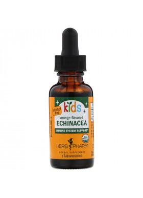 Herb Pharm, Kids Echinacea, Alcohol Free, Orange Flavored, 1 fl oz (30 ml)