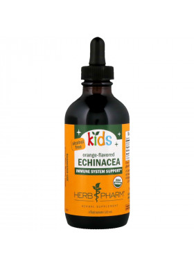 Herb Pharm, Kids Echinacea, Alcohol Free, Orange Flavored, 4 fl oz (120 ml)