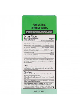 Homeolab USA, Kids Relief, Sinus Oral Liquid, For Kids 0-9 Yrs, Raspberry Flavor, 0.85 fl oz (25 ml)