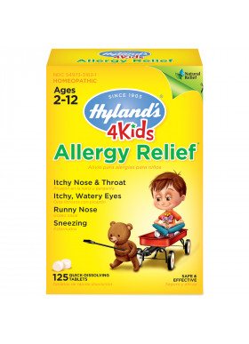 Hyland's, 4 Kids, Allergy Relief, Ages 2-12, 125 Quick-Dissolving Tablets