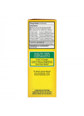 Hyland's, 4 Kids, Cold 'n Mucus, Daytime, Ages 2-12, 4 fl oz (118 ml)