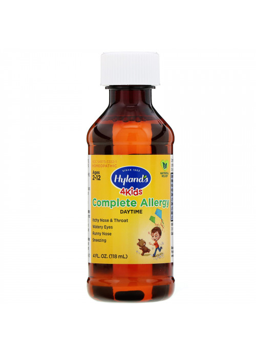 Hyland's, 4 Kids, Complete Allergy, Daytime, 4 fl oz (118 ml)